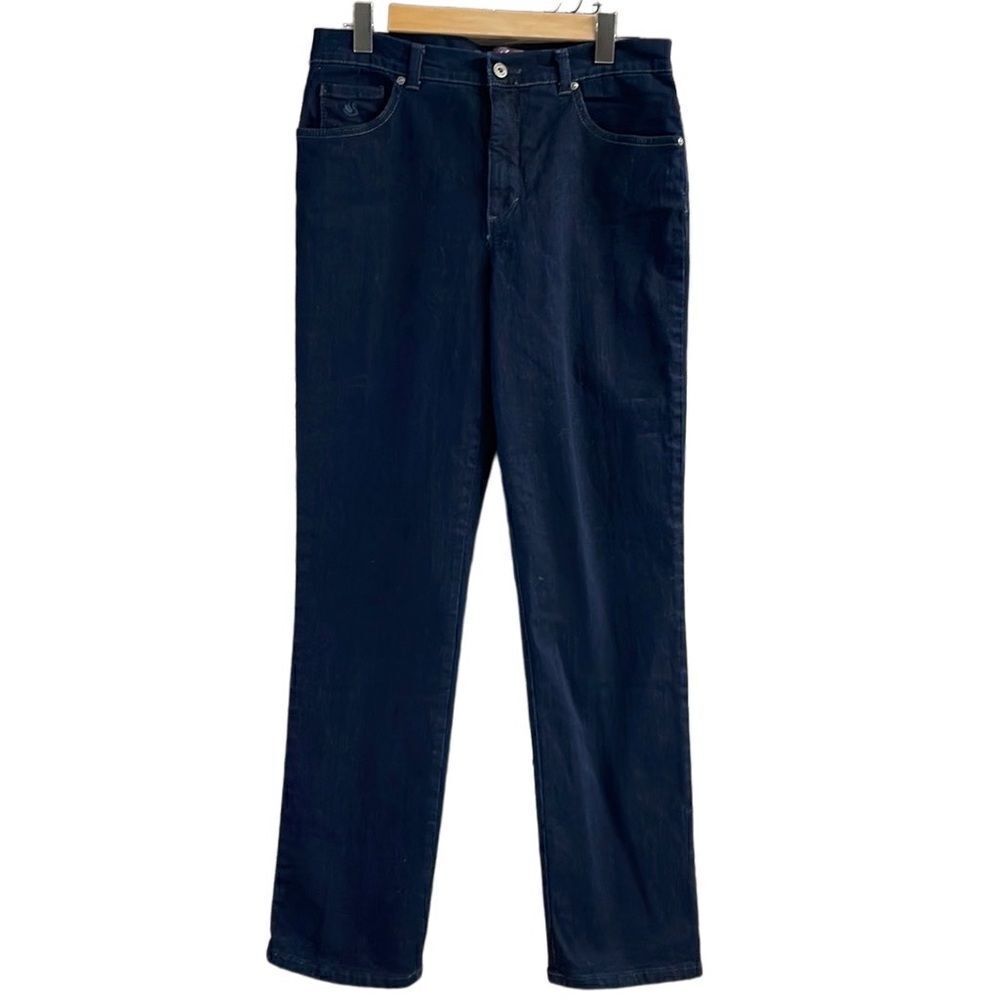 GLORIA VANDERBILT INDIGO DENIM AMANDA Jeans Size 10 Average Blue